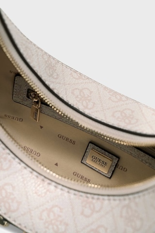 Guess Lindsey Logolu Çıkarılabilir Askılı Çanta Hwsg9749010 Bayan Çanta Hwsg97 49010 Bnn Krem