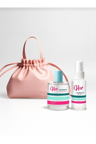 Blueberry Her Icon Çantalı Kadın Parfüm Seti Stcc022001 Parfüm & Hair Mist Çiçeksi - Oryantal