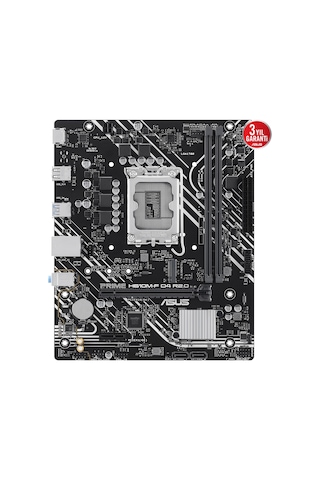 Asus Prıme H610m-f D4 R2.0 3200mhz Ddr4 Soket 1700 M.2 Hdmı Matx Anakart
