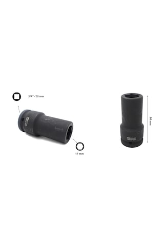 Ceta Form 17 mm Havalı Derin Lokma Anahtar C74-H17