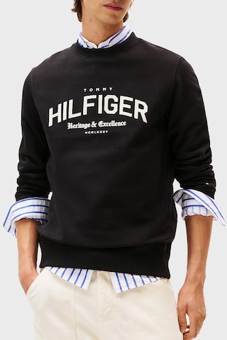 Tommy Hilfiger Erkek Sweat Mw0mw40067 Bds Siyah Siyah
