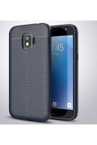 Samsung Uyumlu Galaxy J2 Pro 2018 Kılıf Zore Niss Silikon Kapak Lacivert