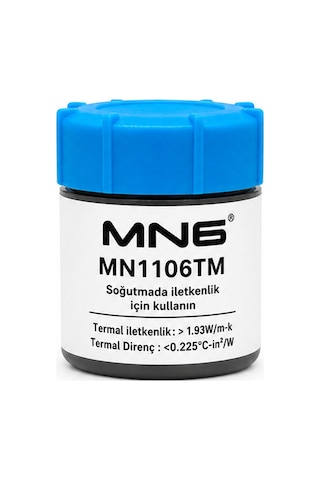 Mn1106tm 10 Gr Gri Termal Macun 1.93 W/mk Cpu Gpu Laptop Ekran Kartı Chipset Ps4 Ps3 Pc Soğutucu Macun