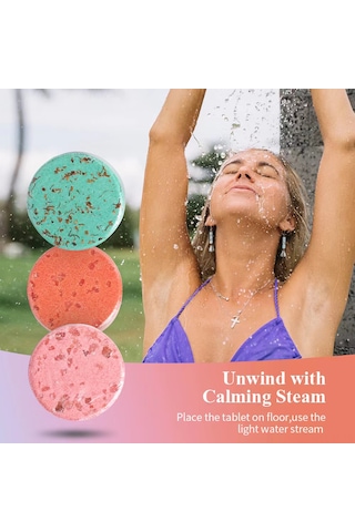 Yifomall 12 Farklı Kokulu Esansiyel Yağlı Duş Tabletleri Seti - Aromaterapi İle Rahatlama Ve Temizlik - 35g X 12 Adet Diğer