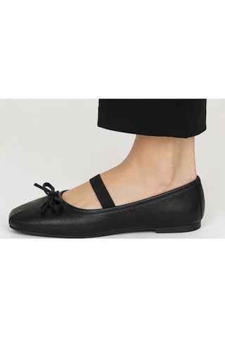 N Napa Shoe Np.19210.siyah.deri Babet