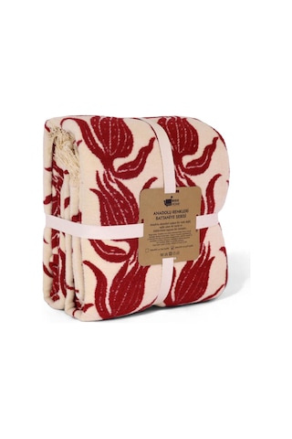 Bigghome Lalezar Çift Kişilik Battaniye 200 X 220 Cm Çok Renkli