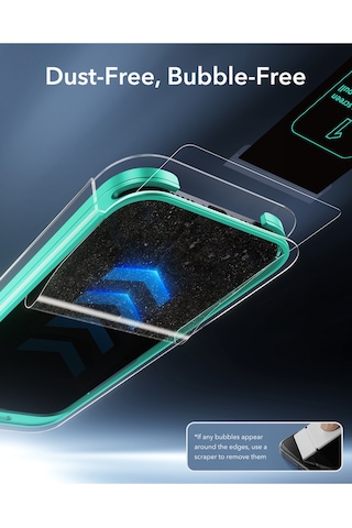 Apple iPhone Uyumlu 17 Pro Max Ultrafit Classic Cam Ekran Koruyucu