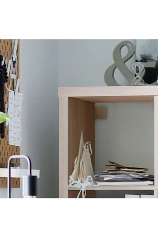 Ikea Kallax Açık Raf Ünitesi, Ağartılmış Meşe Görünümlü 182x182 Cm Meşe