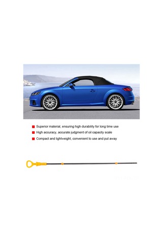 Padalink Audi Tt İçin Yüksek Hassasiyetli Yağ Ölçer, Dayanıklı Abs Malzeme, Oe: 06a115611q/06a115611b