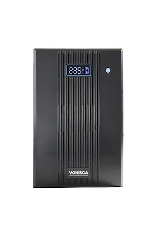 D-2000 2000va Lcd Kesintisiz Güç Kaynağı Line Interactive 2x12v 9ah Ups Ofis Kamera Sistem Çoklu Cihaz