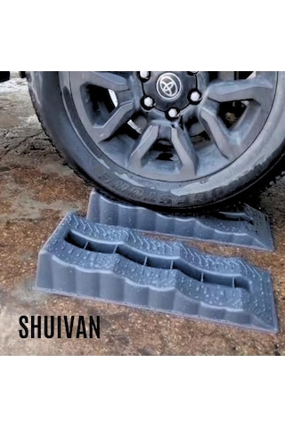 Shuıvan Karavan Seviye Denge Takozu 2'li Set - Antrasit-1210