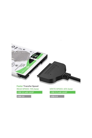 Usb 3.0 2.5" Sata SSD HDD Hard Disk Veri Aktarma Kablosu