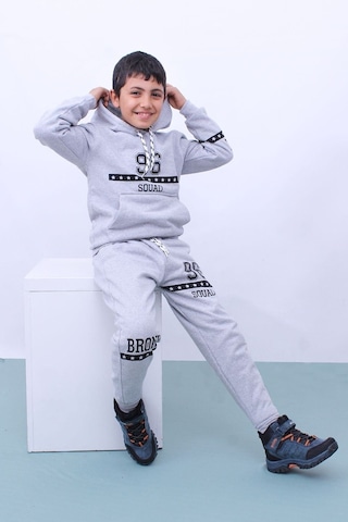 Panios Kids Alt-üst 3'lü Erkek Çocuk Yazı Baskılı Bel Detayı Lastikli Pijama Takımı Çok Renkli