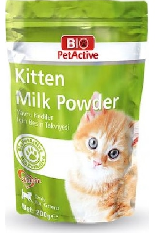 Bio Petactive Kitten Milk Powder Yavru Kedi Süt Tozu 200 Gr. Bio Petactive Kitten Milk Powder Yavru Kedi Süt Tozu 200 Gr.