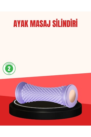 Ayak Masaj Silindiri Derin Doku Masajı Kirpi Topu Akupunktur Etkili Çok Renkli