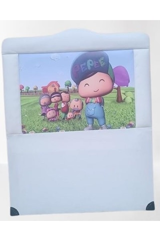 Başlık Dk Tek Kişilik 90'lık Pepe Model Suni Deri Beyaz Kumaş El Yapım