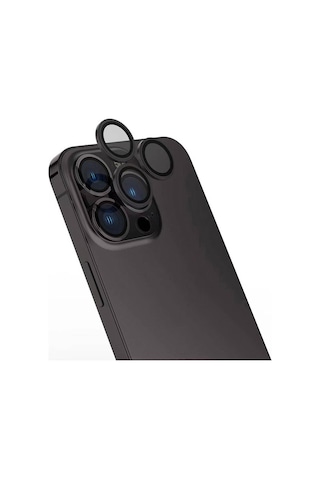 Kilifone - Apple Uyumlu iPhone 16 Pro - Kamera Lens Koruyucu Safir Parmak İzi Bırakmayan Anti-reflective Cl-15 - Gümüş