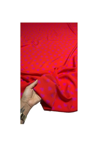Belmando Viskon Kumaş 150 Cm En Elbiselik Dökümlü Yumuşak Dokulu 6000 -6 Mor Kalp