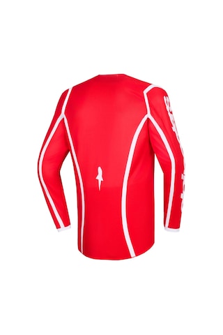 Alpinestars Fluid Apex Off-road Genç Motosiklet Jerseyi Kırmızı Beyaz