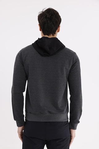 Rowinger Kanguru Cepli Ayarlanabilir Kordonlu Ribana Manşetli Rahat Kesim Kapüşonlu Sweatshirt Antracite