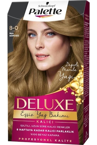 Palette Deluxe 8 - 0 Bal Köpüğü X 2 Adet Saç Boyası