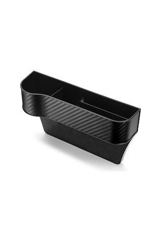 Teltree Araba Koltuk Aralığı Depolama Kutusu, Siyah Sürücü Tarafı, Telefon Anahtar Cüzdan Saklama, Dayanıklı Plastik, Kolay Kurulum