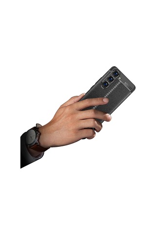 Galaxy S23 Plus Uyumlu Zore Niss Silikon Kılıf-siyah Siyah
