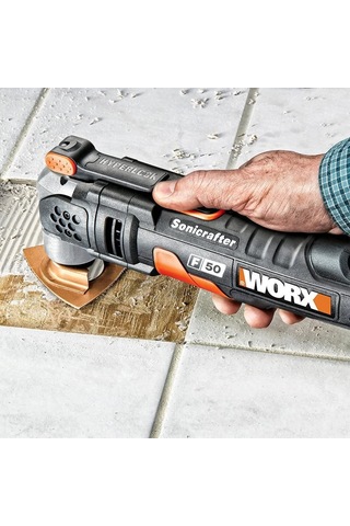 Worx Wa4966 Çok Amaçlı Raspalama Makinası İçin 75x75mm Karbür Kaplama Harç, Boya, Yapıştırıcı Universal Zımpara Başlığı Fr Wa4966