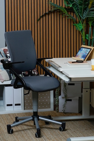 Creo Mobili Yükseklik Ve Sırt Ayarlı Vega Çalışma Sandalyesi Ofis Ve Bilgisayar Koltuğu Antrasit/gri Gri