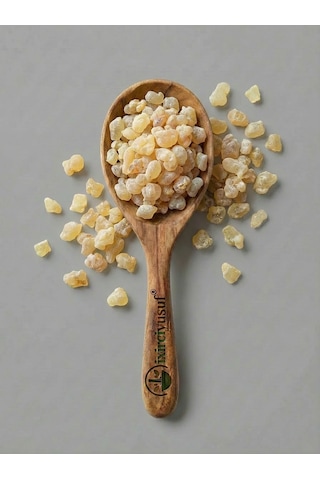 İxirciyusuf Akgünlük Sakızı Günlük Sakızı Sığla Reçinesi Boswellia Serrata Frankincense Resin Olibanum Doğal 50 G