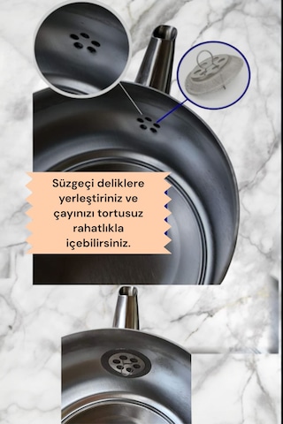 Çay Süzgeç / Demlik İçi Süzgeçi Çaydanlık İçi Sök Tak