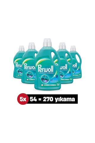 Perwoll Yenileme Spor Giysiler 5x 2.97l 54 Yıkama 270yıkama set-hnkdtj-5274-6227 2750 ML
