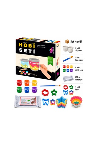 Zet Zeka Hobi Sanat Boyama Seti Alçı Boyama Ve Taş Boyama Seti 5+ Yaş 1+ Oyuncu