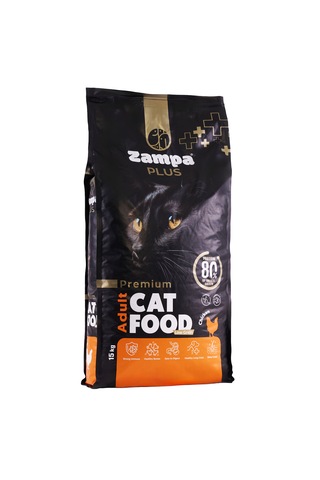 Zampa Plus Premium Tavuk Etli Yetişkin Kediler İçin Kuru Mama 15 KG
