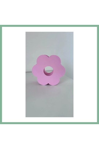 Bşkvirgo 3d Baskı Çiçek Formlu Vazo Sakura Çiçeği Şeklinde Dekoratif Modern Çiçek Vazosu Pembe Bsk2026