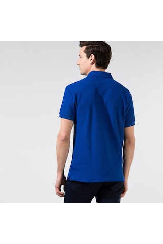 Nautica Nautıca Erkek Classıc Fıt Mavi Kısa Kollu Polo Düz K35000T Mavi