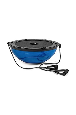 T181 Bosu Ball Yarim Denge Topu Pilates Aleti Direnc Lastikli Pom