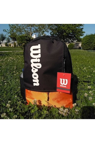 Shopiolog Wilson Turuncu Sırt Çantası Unisex Çift Gözlü Çanta Turuncu