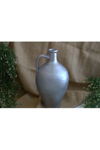 Çömlek Vazo 40 Cm Toprak Vazo Dekoratif Vazo Saksı