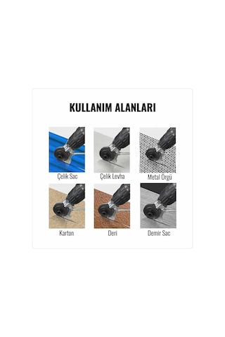 Kalite Metal Plaka Ve Sac Kesme Aparatı Şarjlı Matkaplar İçin