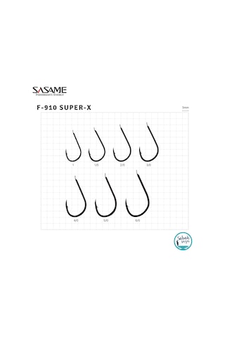 Sasame F-910 Super-x Halkalı İğne 1 8ad Siyah