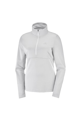Salomon Transition Half Zip Kadın Fleece Beyaz Beyaz