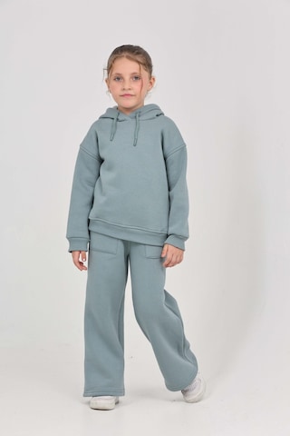 Toontoy Kız Çocuk Tnty Nakışlı Eşofman Takım Mavi