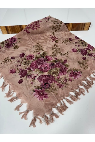 Sökme Boncuklu Pamuk Yazma - 05651 Pudra