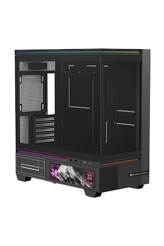 Thermalright Tl-m10 Vision Black Argb Temperli Cam Mid Tower Matx Gaming Kasa