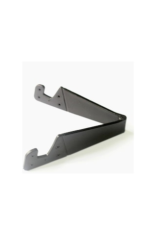 Akıllı Telefon Tablet İçin Ayarlanabilir V Şekilli Evrensel Katlanabilir Cep Cep Telefonu Standı Tutucu Black