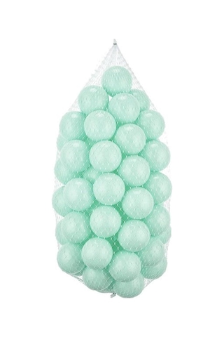 7 Cm 50'li Mint Renk Oyun Havuz Topu Çocuklar İçin Güvenli Plastik Top