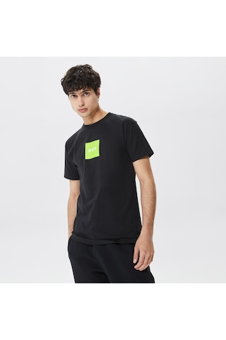 Huf Essentials Box Logo Erkek Siyah T-shirt