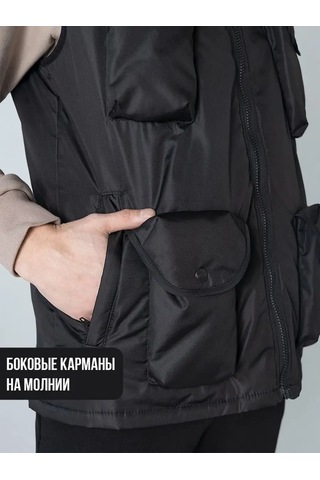 Gorod Gor'kij Erkek Yeleği İlkbahar-sonbahar 70869944 Siyah