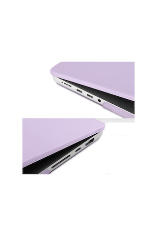 Codegen 16" Macbook Uyumlu Pro M1 A2485 Mor Kılıf Koruyucu Kapak